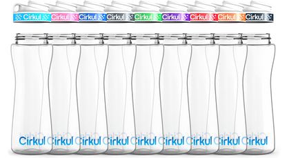Custom 22oz. Plastic Bottle & Comfort Grip Lid