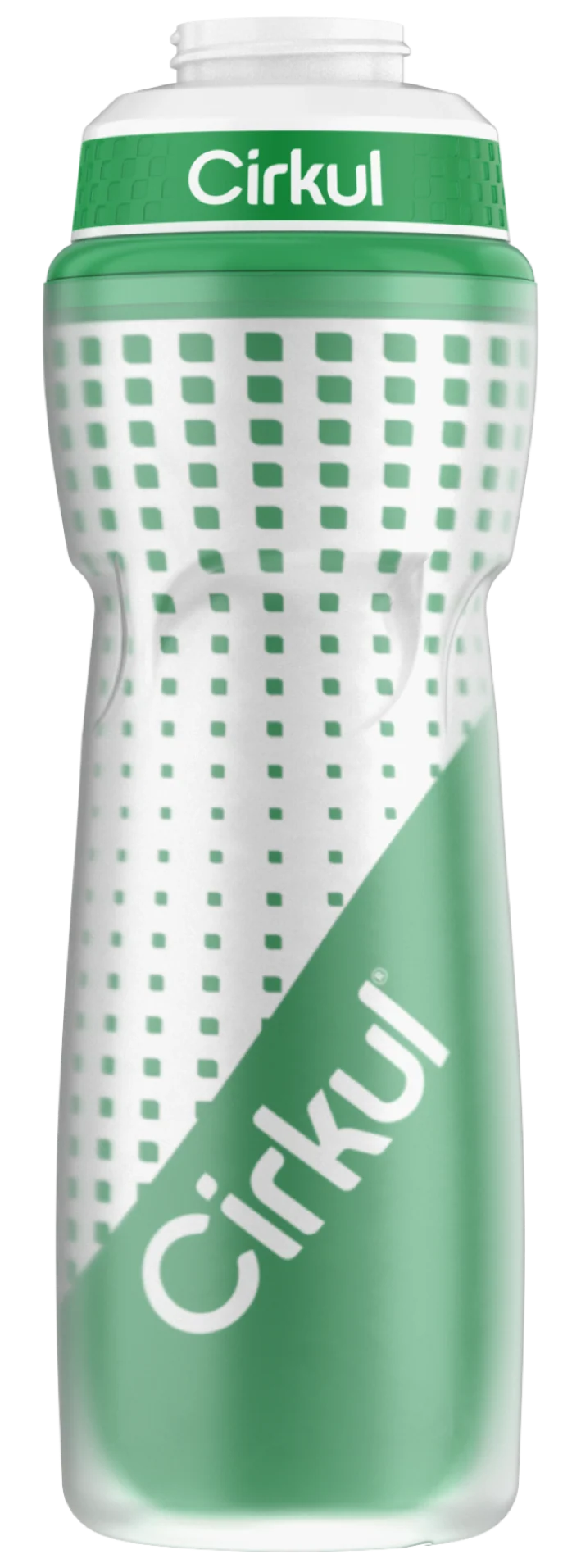 22oz. Insulated Squeeze Plastic Bottle & Sport Lid