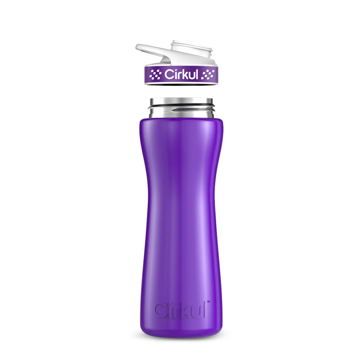 Custom 22oz. Stainless Steel Bottle & Comfort Grip Lid