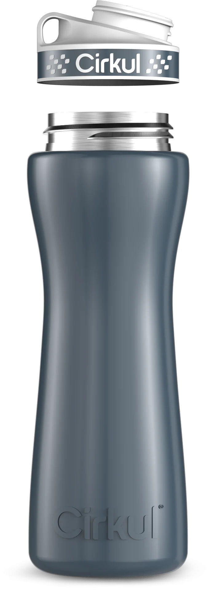 Custom 22oz. Stainless Steel Bottle & Comfort Grip Lid