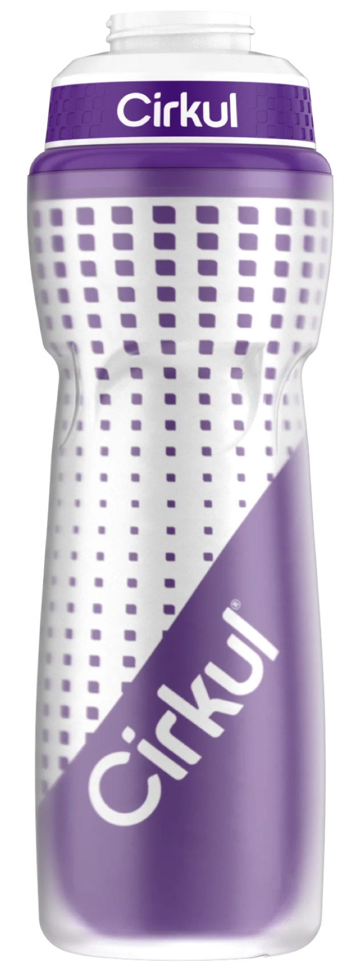 22oz. Insulated Squeeze Plastic Bottle & Sport Lid
