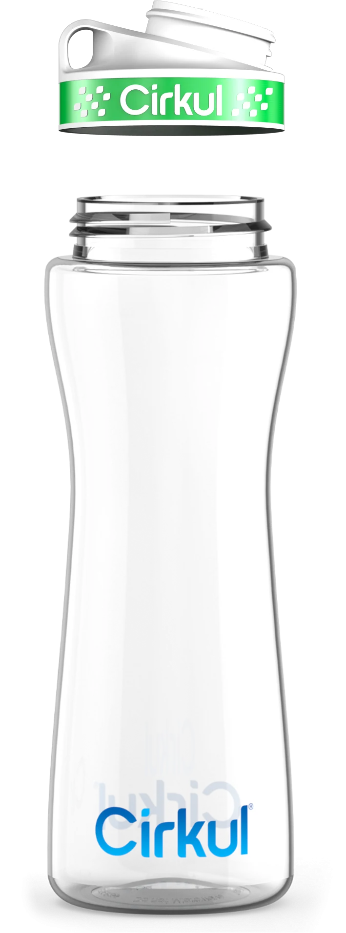 Custom 22oz. Plastic Bottle & Comfort Grip Lid